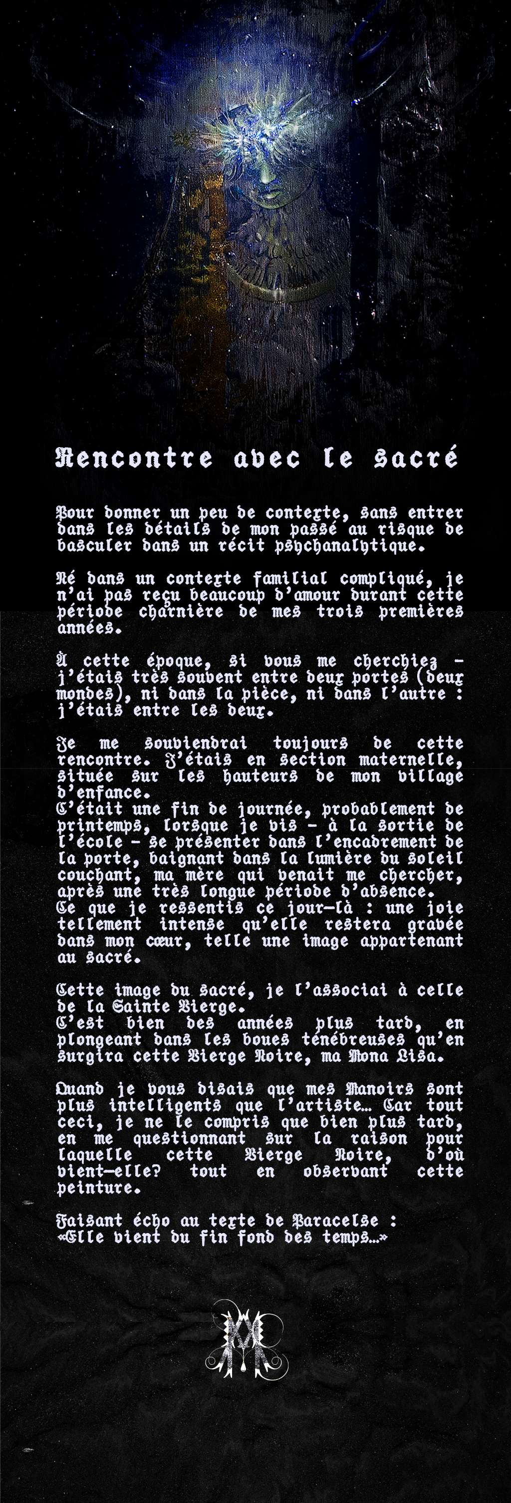 Rencontre avec la Sainte-Vierge