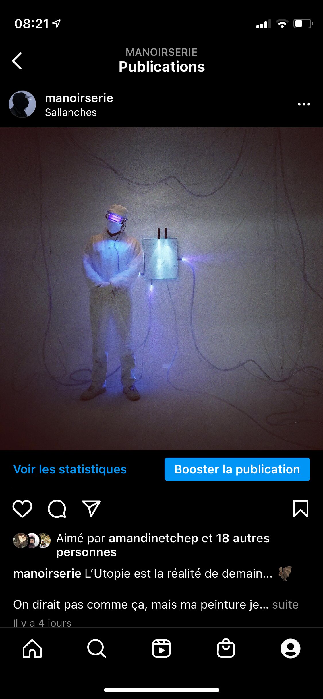 Œuvre AZ-5 du Manoirs 2021 — Laboratoire