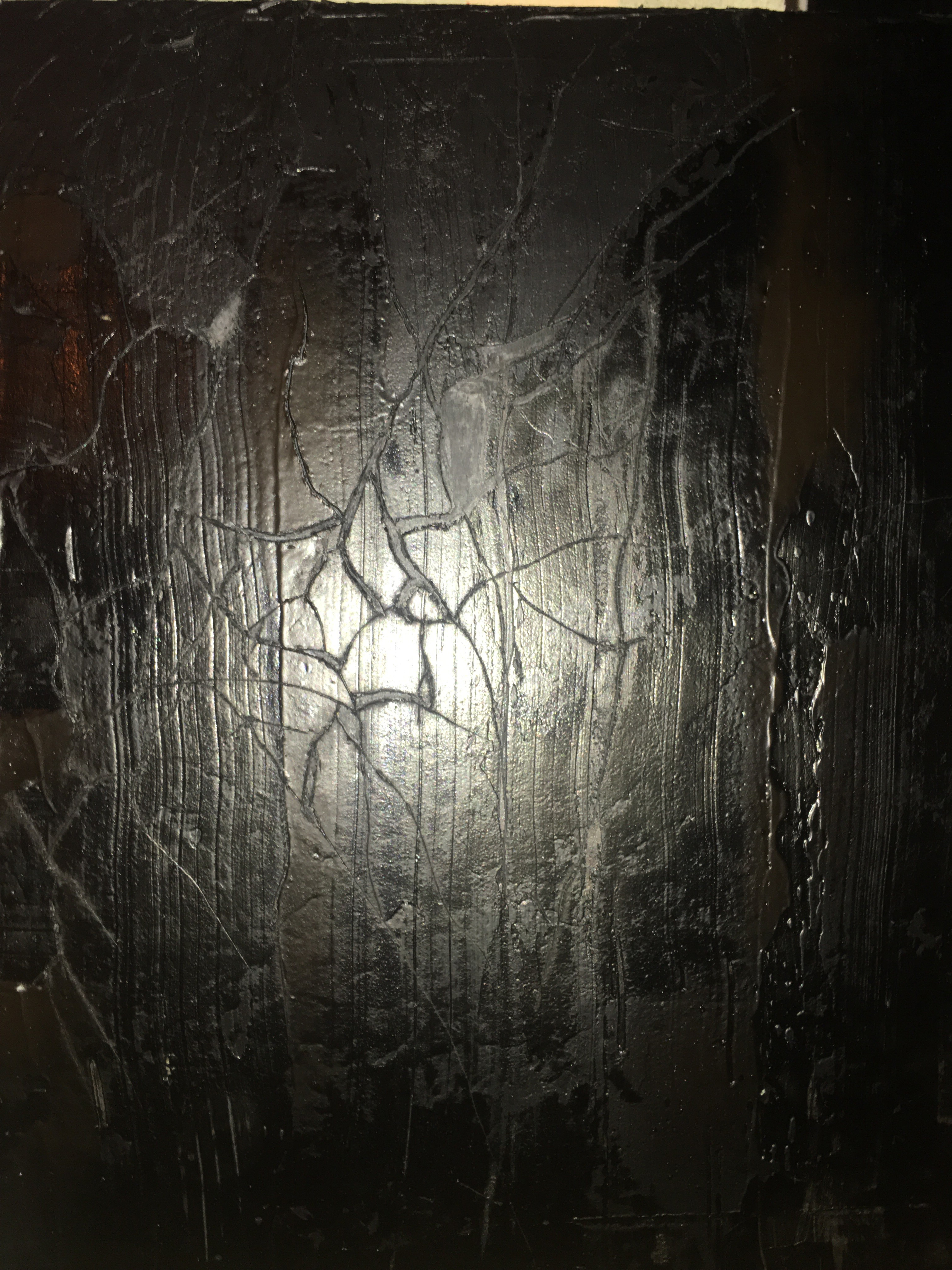 Œuvre Diamant noir du Manoirs 2020 — avant destruction de l'Œuvre