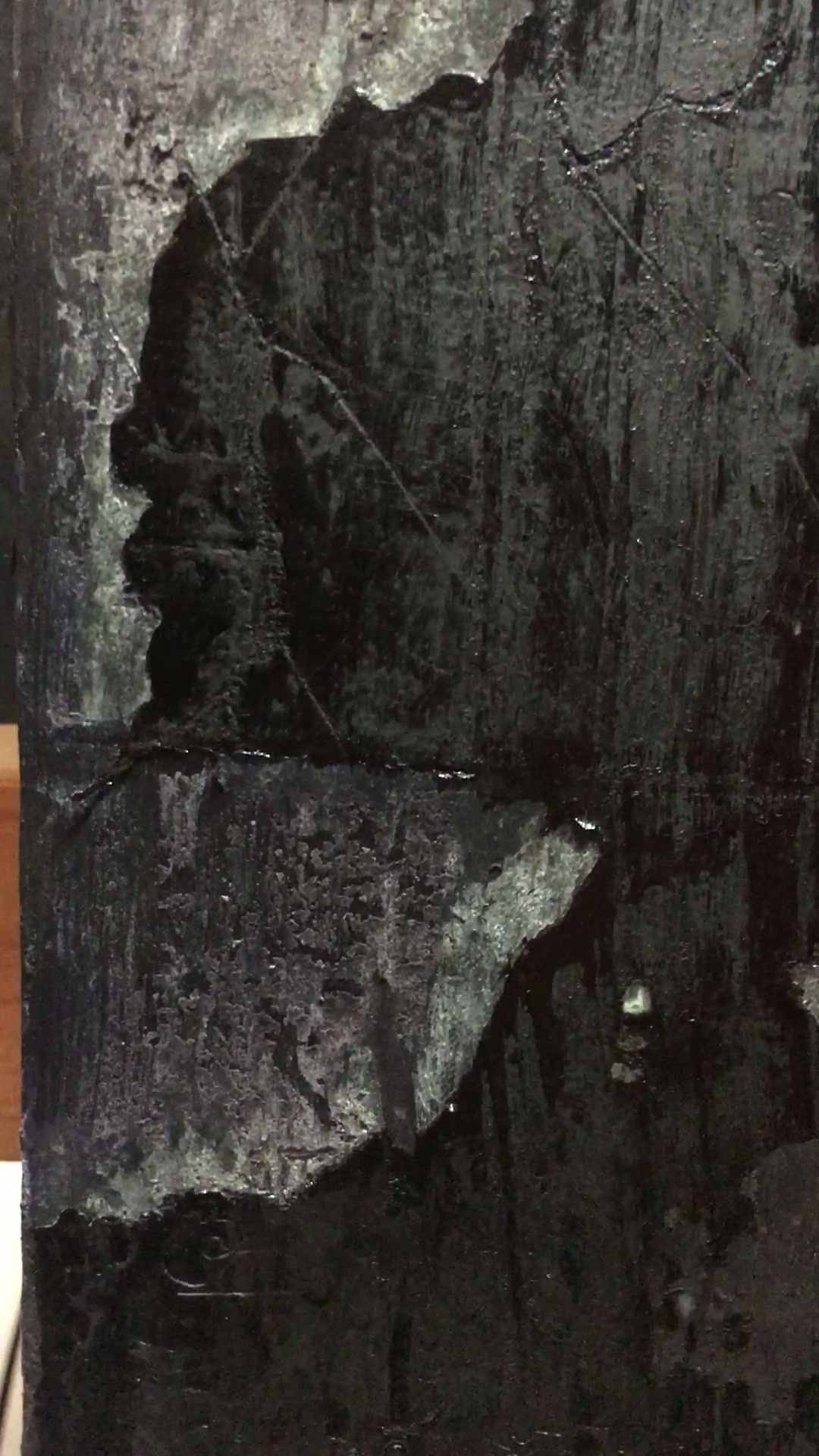 Œuvre Diamant noir 2019 — Découverte de la singularité caché, le pas-sage menant derrire le miroir d'Alice 