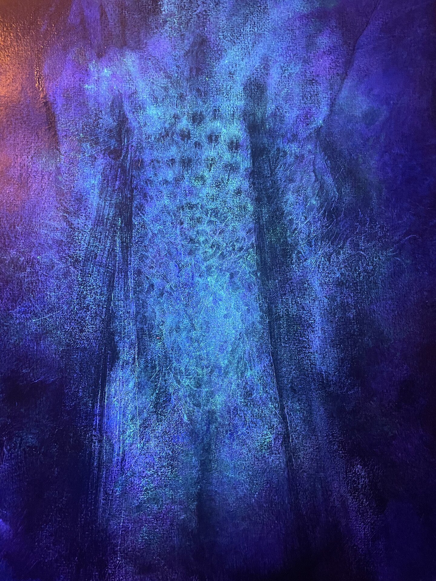 Œuvre Eurydice du Manoirs 2022 — En cour d'éxécution dans l'atelier noir