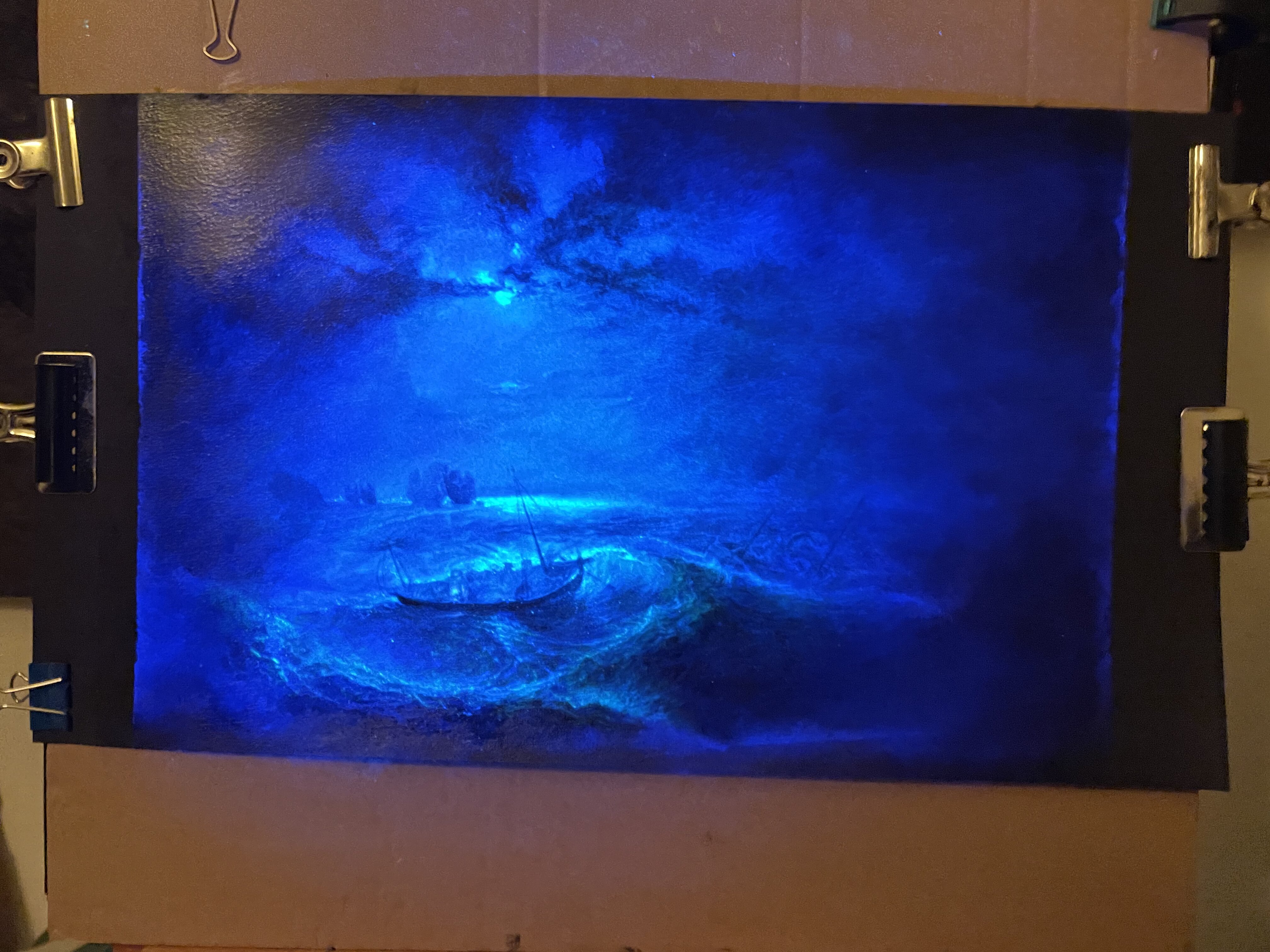 Œuvre Fisherman at the sea 2022 — Au coeur de l'exécution