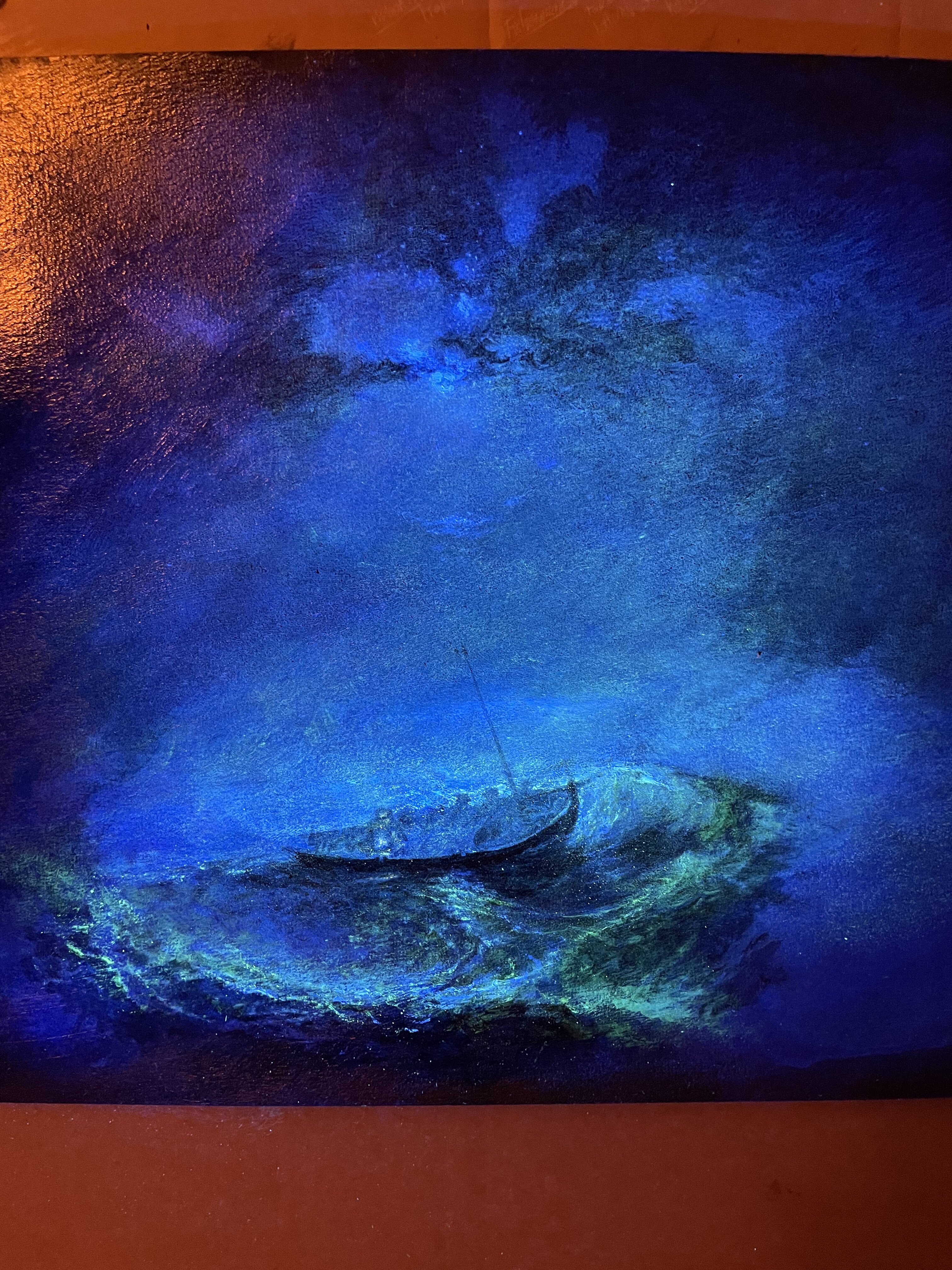 Œuvre Fisherman at the sea 2022 — Au coeur de l'exécution