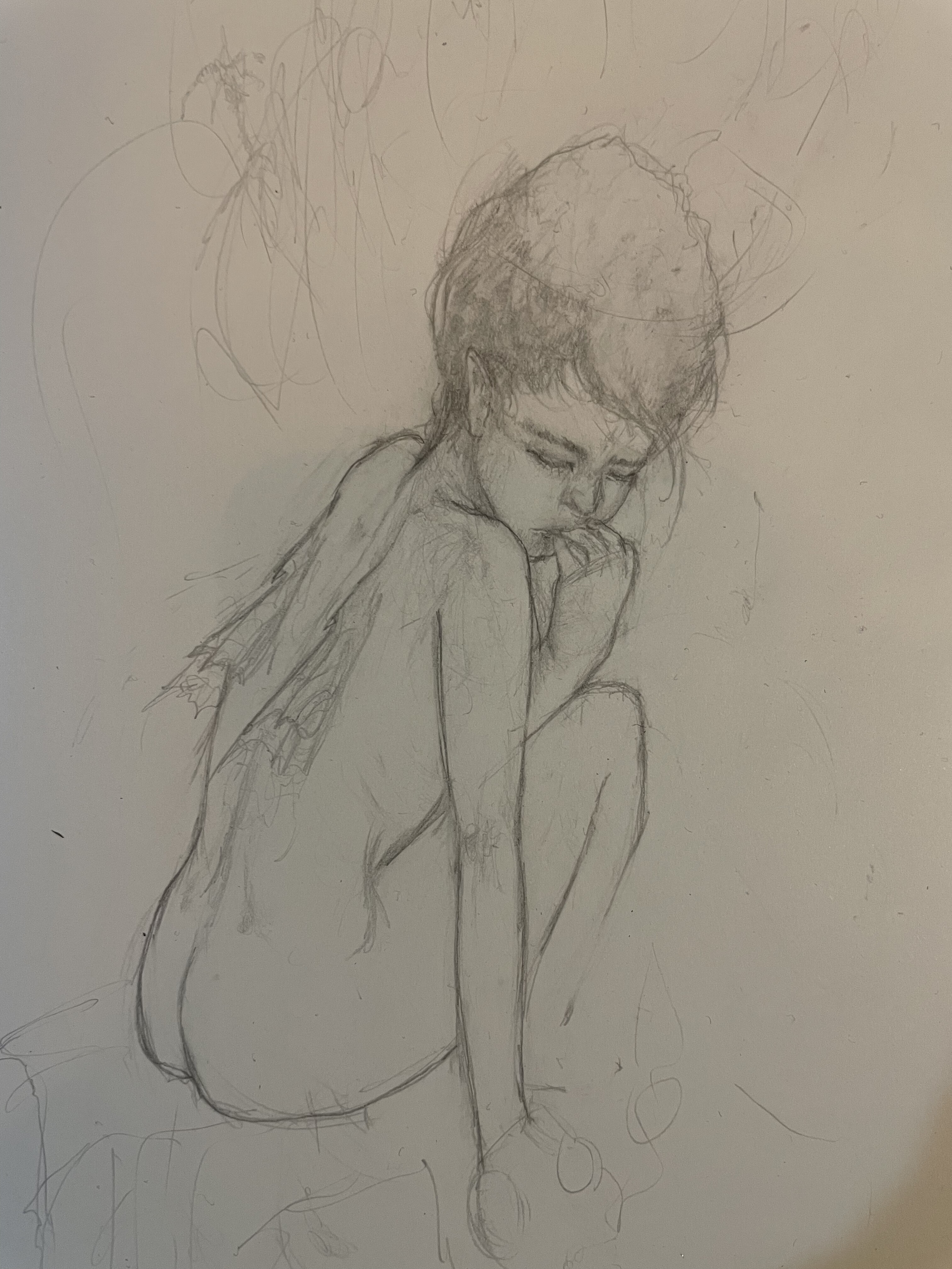 Œuvre Lucifer du Manoirs 2021 — Dessin préparatoire