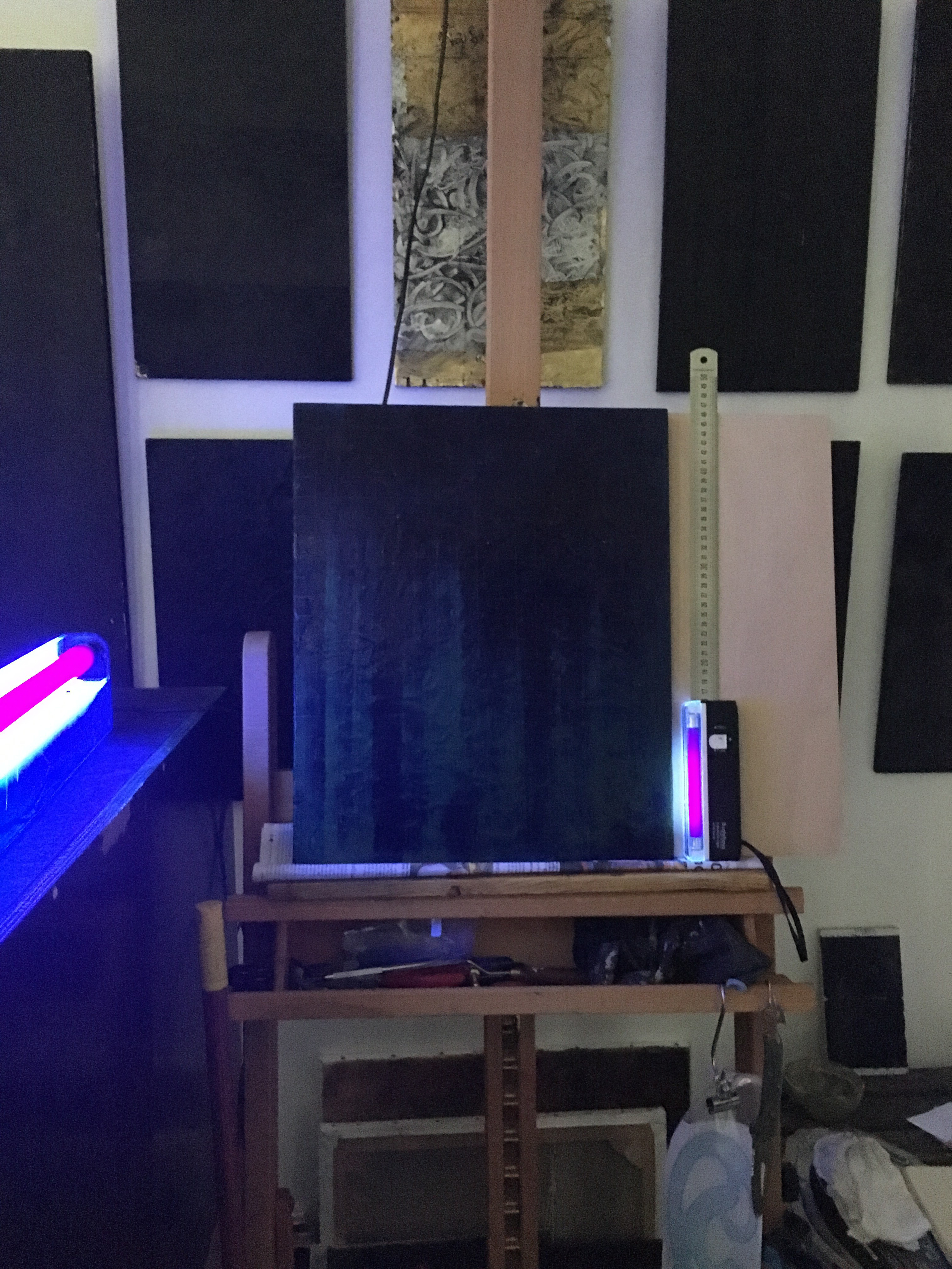 A pres avoir poser la lumière je vais a présent l'obscurire